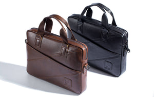 BULLCAPTAIN LEATHER BRIEFCASE