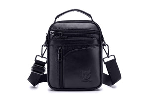 Bullcaptain Genuine Leather Crossbody Mens Shoulder Bag Messager Bag Vintage Style - 222
