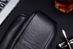 Bullcaptain Leather Crossbody Bag Mens Genuine Leather Shoulder Bag Simple Messager Bag - B015S