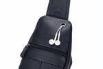 Bullcaptain Leather Chest Bag Men Sling Bag Genuine Leather Crossbody Small Sachel Bags For Men - 087