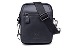 Bullcaptain Leather Crossbody Bag Mens Genuine Leather Shoulder Bag Simple Messager Bag - B015L