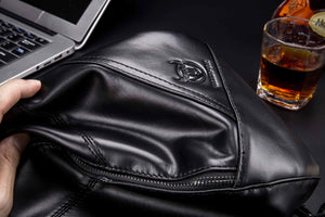 Bullcaptain Leather Sling Bag Fashion Chest Men Bag Crossbody Small Shoulder Sachel Bags Casual Style - 138