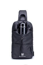 Bullcaptain Men Sling Bag Oxford Waterproof Chest Bag Crossbody Small Sachel Bags For Men - 112