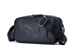Bullcaptain Leather Fashion Bag Vintage Mens Crossbody Shoulder Bag Purse Multifunction Satchel with Big Logo- 0308